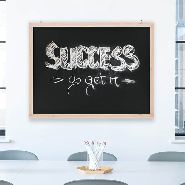 vidaXL Cedar Wood Chalkboard 60x80 cm