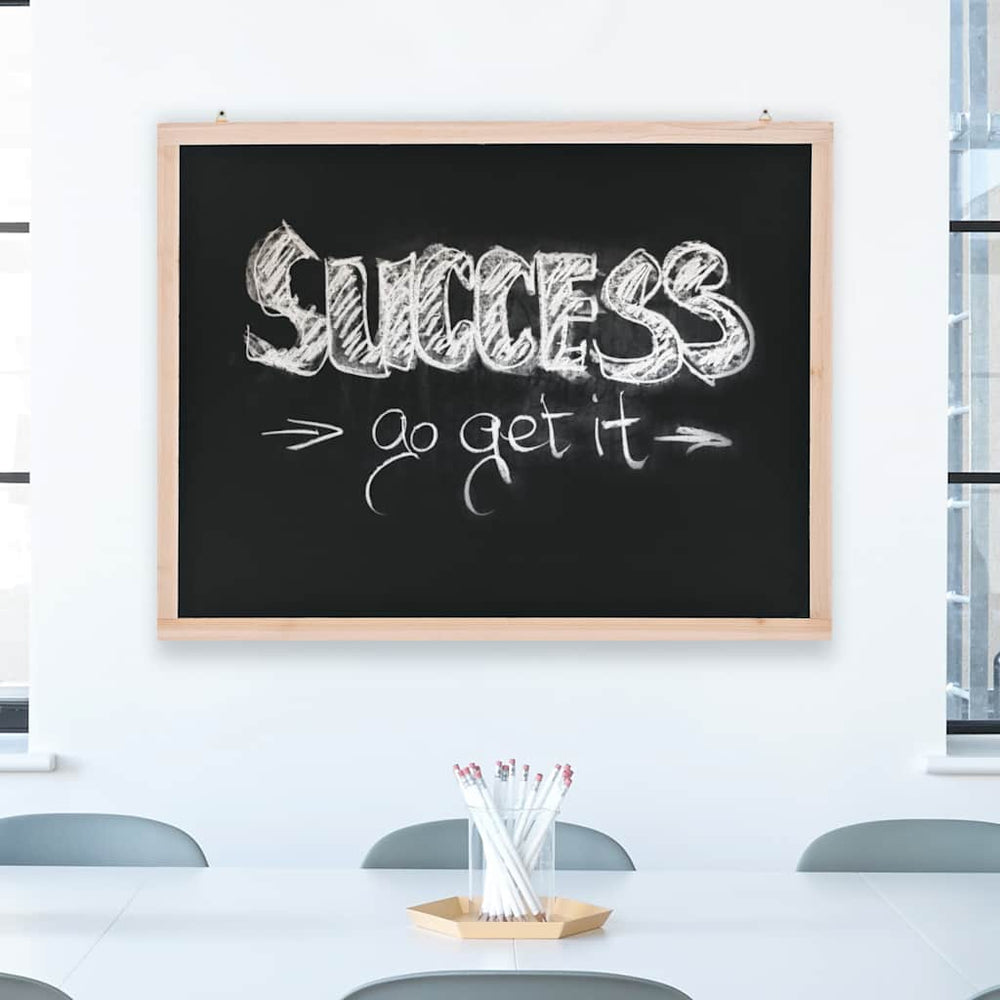 vidaXL Cedar Wood Chalkboard 60x80 cm