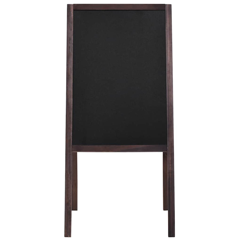 vidaXL Tabletop A-Frame Chalkboard Double-Sided Cedar Wood Freestanding 40x60cm