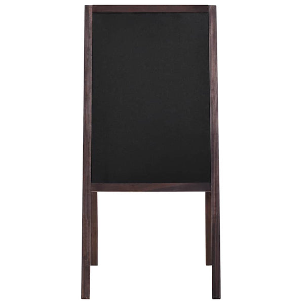 vidaXL Tabletop A-Frame Chalkboard Double-Sided Cedar Wood Freestanding 40x60cm