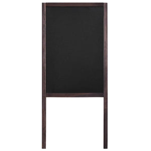 vidaXL Tabletop A-Frame Chalkboard Double-Sided Cedar Wood Freestanding 40x60cm