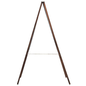 vidaXL Tabletop A-Frame Chalkboard Double-Sided Cedar Wood Freestanding 40x60cm