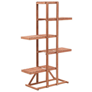 vidaXL Cedar Wood Plant Stand 86x36x139 cm