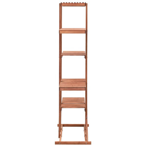vidaXL Cedar Wood Plant Stand 86x36x139 cm