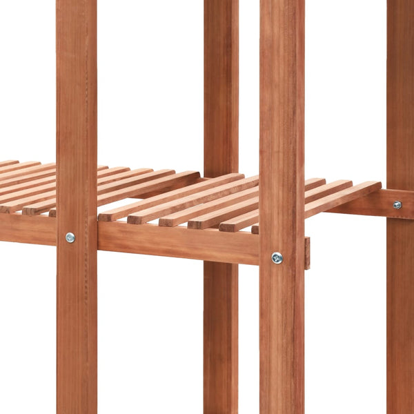 vidaXL Cedar Wood Plant Stand 86x36x139 cm