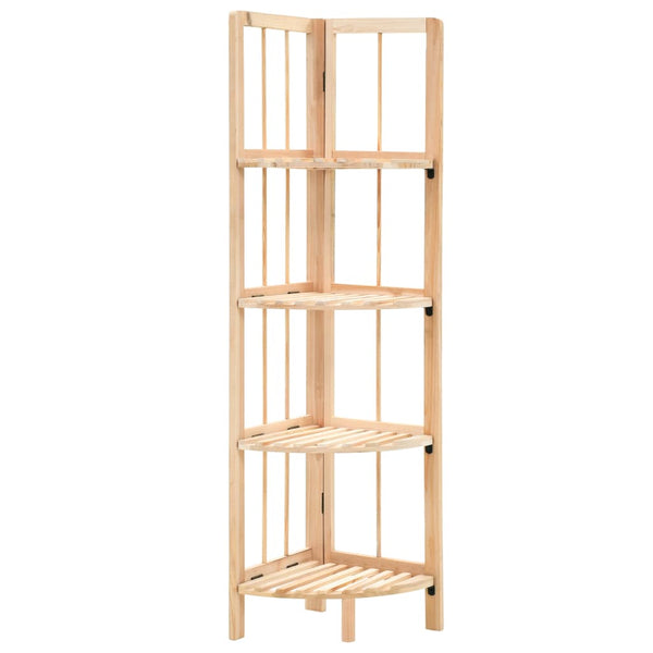 vidaXL Corner Shelf Cedarwood 27x27x110 cm