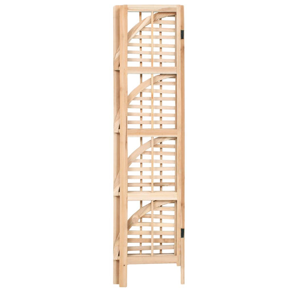 vidaXL Corner Shelf Cedarwood 27x27x110 cm