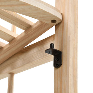 vidaXL Corner Shelf Cedarwood 27x27x110 cm