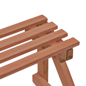 vidaXL 3-Tier Cedar Wood Plant Stand 48x45x40 cm