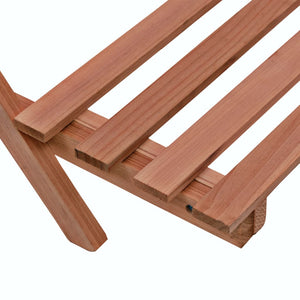 vidaXL 3-Tier Cedar Wood Plant Stand 48x45x40 cm