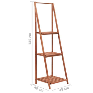 vidaXL Cedar Wood Plant Stand 45x40x145 cm