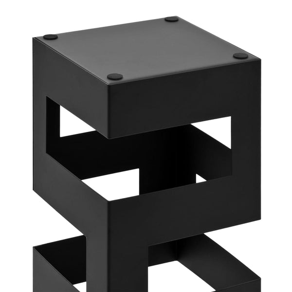 vidaXL Umbrella Stand Steel Black
