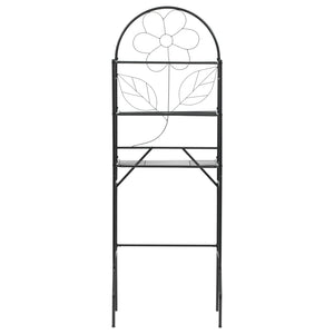 vidaXL Toilet Rack Black 60x33x174 cm