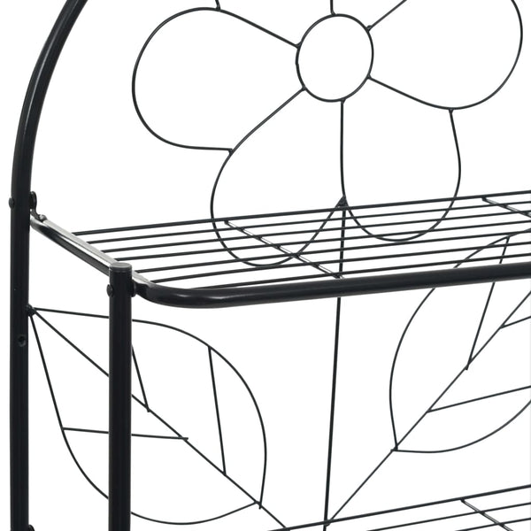 vidaXL Toilet Rack Black 60x33x174 cm