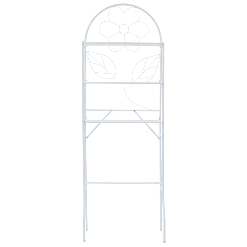 vidaXL Toilet Rack White 60x33x174 cm