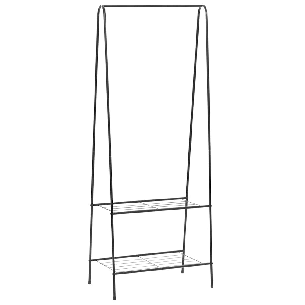 vidaXL Clothes Rack 59 x 35 x 150 cm Black