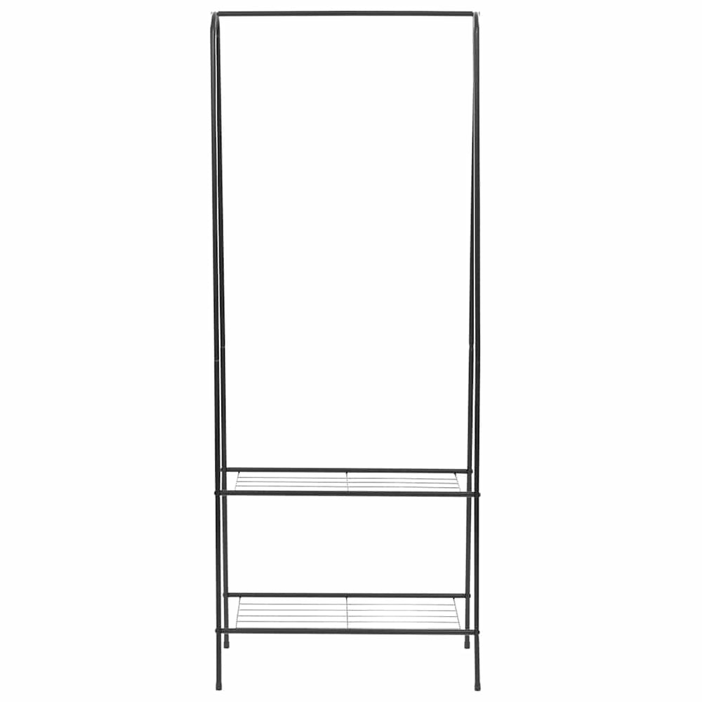 vidaXL Clothes Rack 59 x 35 x 150 cm Black