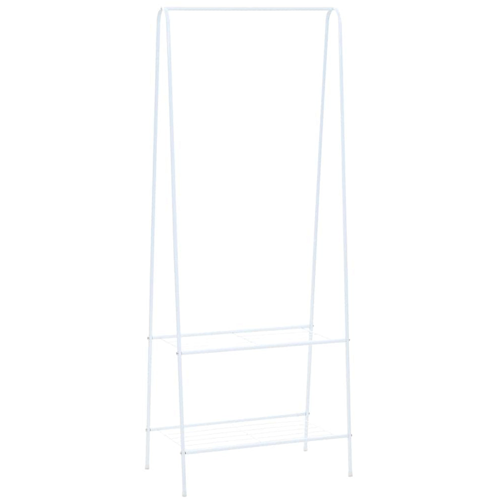 vidaXL Clothes Rack 59 x 35 x 150 cm White
