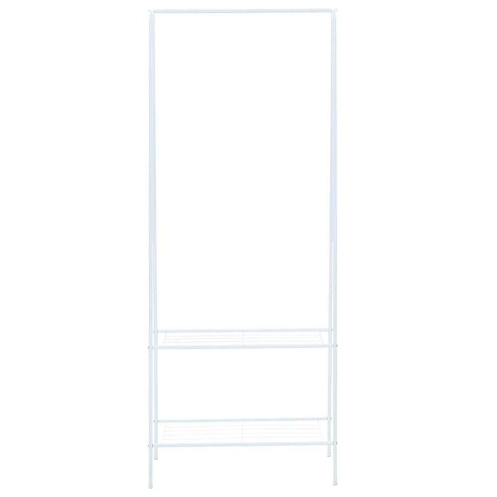 vidaXL Clothes Rack 59 x 35 x 150 cm White