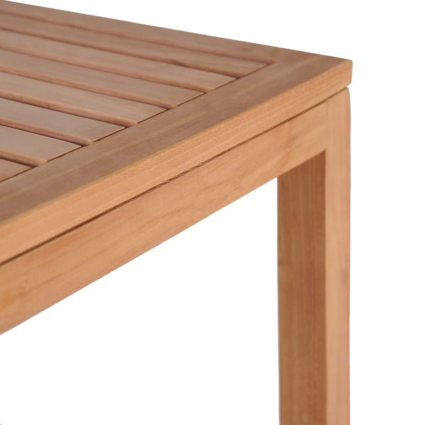 vidaXL Bathroom Shelf with 4 Tiers Solid Teak Wood 42x42x165 cm