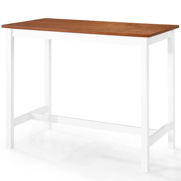 vidaXL Bar Table and Stool Set 5-piece Solid Wood