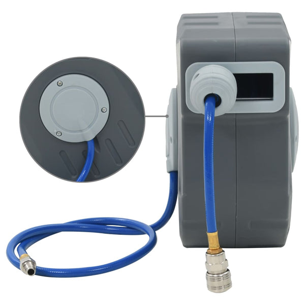 vidaXL Automatic Compressed Air Hose Reel 3/8" 12 m