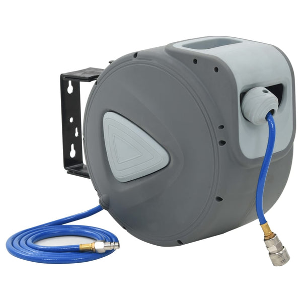 vidaXL Automatic Compressed Air Hose Reel 1/4" 20 m