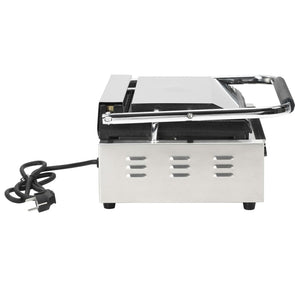 vidaXL Grooved Panini Grill 2200 W 43x30.5x20 cm