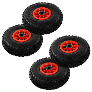 vidaXL Sack Truck Wheels 4 pcs. Rubber 3.00-4 (245x82)