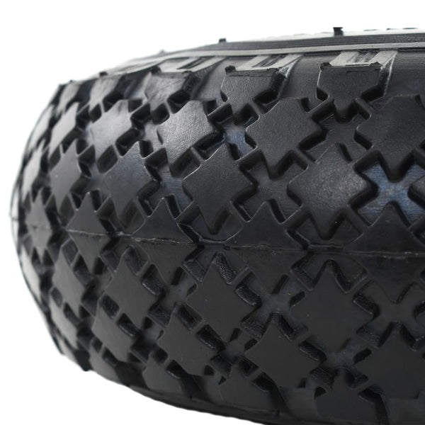 vidaXL Sack Truck Wheels 4 pcs. Rubber 3.00-4 (245x82)