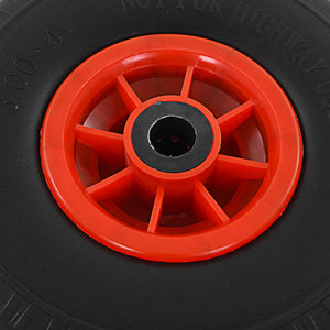 vidaXL Sack Truck Wheels 2 pcs Solid PU 3.00 - 4 (260 x 85)