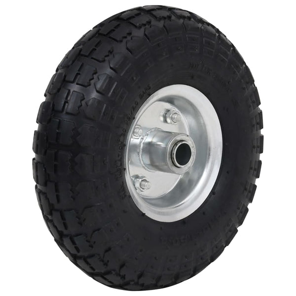 vidaXL Sack Truck Wheels 2 pcs Rubber 4.10 / 3.50 - 4 (260x83)