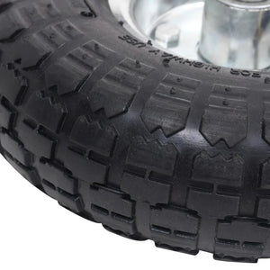 vidaXL Sack Truck Wheels 2 pcs Rubber 4.10 / 3.50 - 4 (260x83)