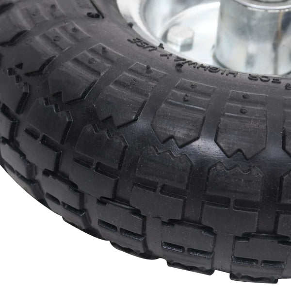 vidaXL Sack Truck Wheels 2 pcs Rubber 4.10 / 3.50 - 4 (260x83)