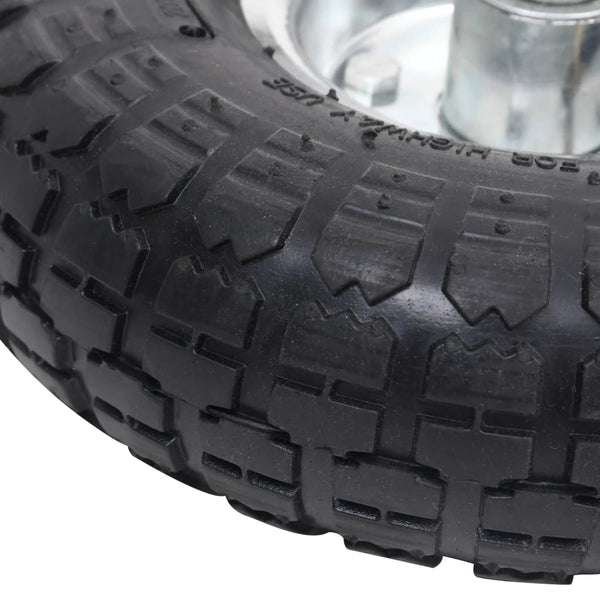 vidaXL Sack Truck Wheels 4 pcs. Rubber 4.10 / 3.50 - 4 (260x83)