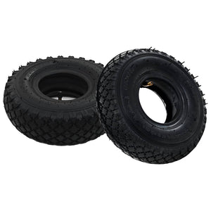 vidaXL 2 Tires 2 Inner Tubes 3.00 - 4 260 x 85 for Sack Trucks Rubber