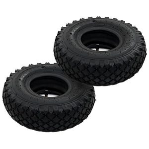 vidaXL 2 Tires 2 Inner Tubes 3.00 - 4 260 x 85 for Sack Trucks Rubber