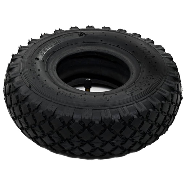 vidaXL 2 Tires 2 Inner Tubes 3.00 - 4 260 x 85 for Sack Trucks Rubber