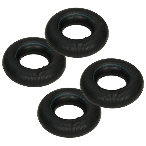 vidaXL Replacement Inner Tubes for Sack Trucks 4 pcs. 3.00 - 4 260 x 85 Rubber