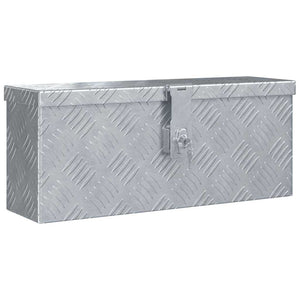 vidaXL Aluminum Box 48.5 x 14 x 20 cm Silver