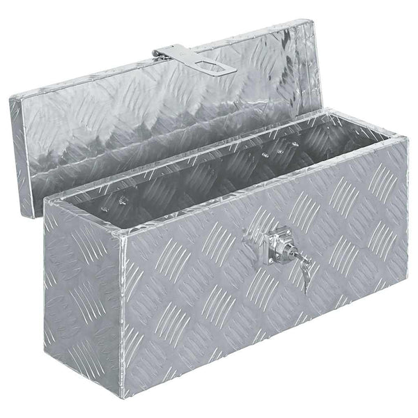 vidaXL Aluminum Box 48.5 x 14 x 20 cm Silver