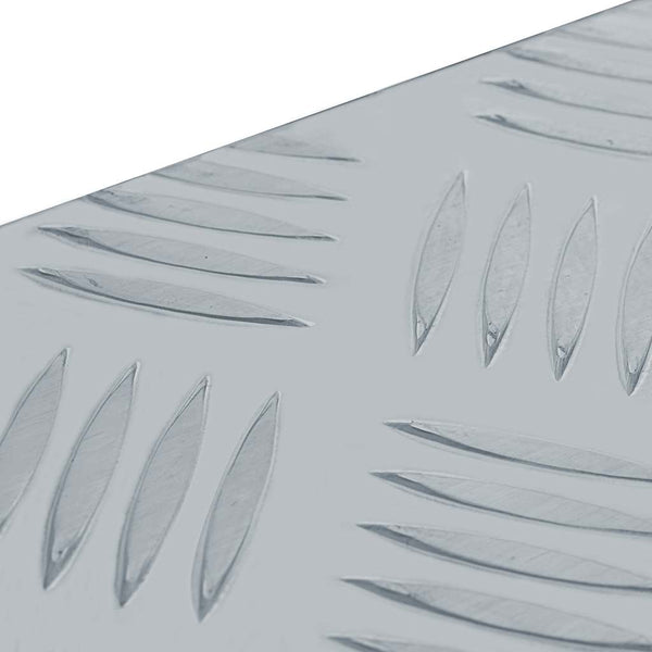 vidaXL Aluminum Box 61.5 x 26.5 x 30 cm Silver