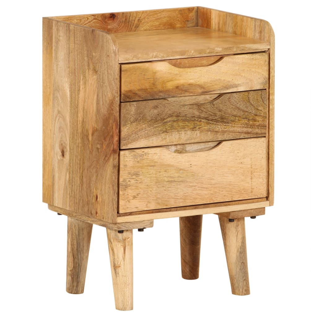 vidaXL Nightstand Solid Mango Wood 40x30x59.5 cm