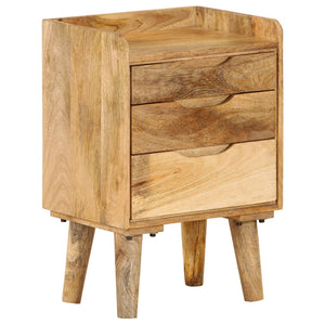 vidaXL Nightstand Solid Mango Wood 40x30x59.5 cm