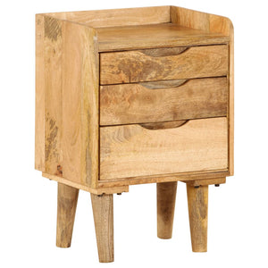 vidaXL Nightstand Solid Mango Wood 40x30x59.5 cm