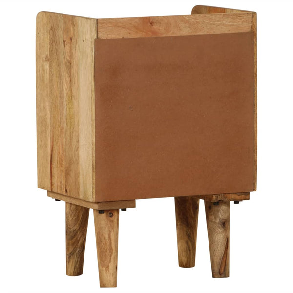 vidaXL Nightstand Solid Mango Wood 40x30x59.5 cm