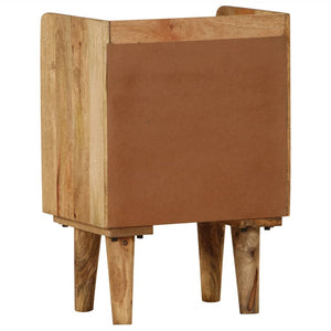 vidaXL Nightstand Solid Mango Wood 40x30x59.5 cm