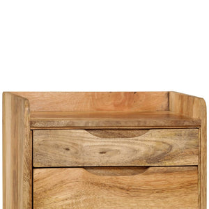 vidaXL Nightstand Solid Mango Wood 40x30x59.5 cm