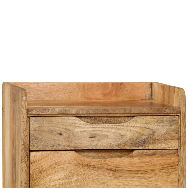 vidaXL Nightstand Solid Mango Wood 40x30x59.5 cm