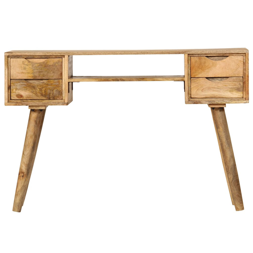 vidaXL Solid Mango Wood Desk 115x47x76 cm